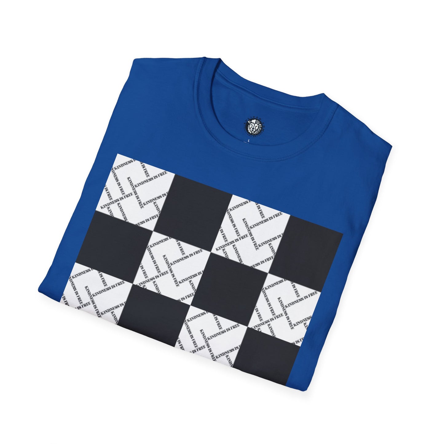 Modern Minimalist Checkerboard Unisex Softstyle T-Shirt