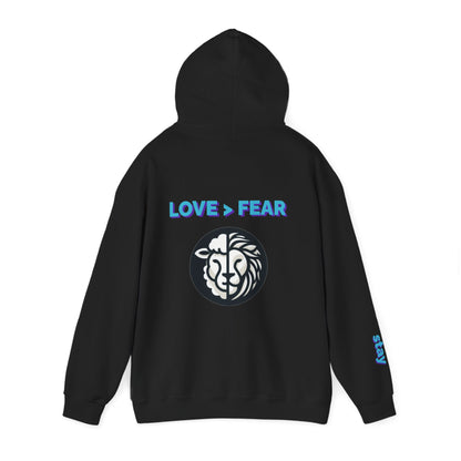 LOVE > FEAR Splizzo Hoodie