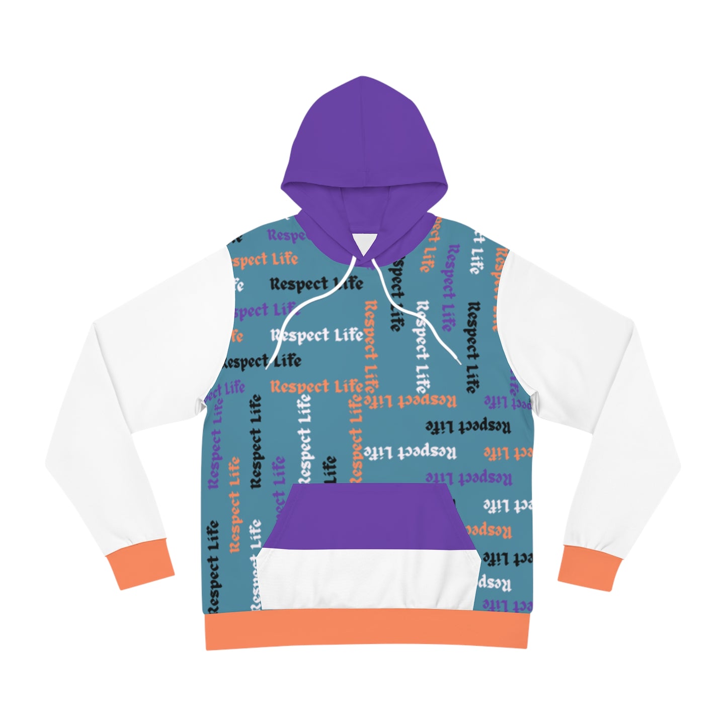 Respect Life Inspirational Hoodie - Modern Streetwear for Everyday Comfort