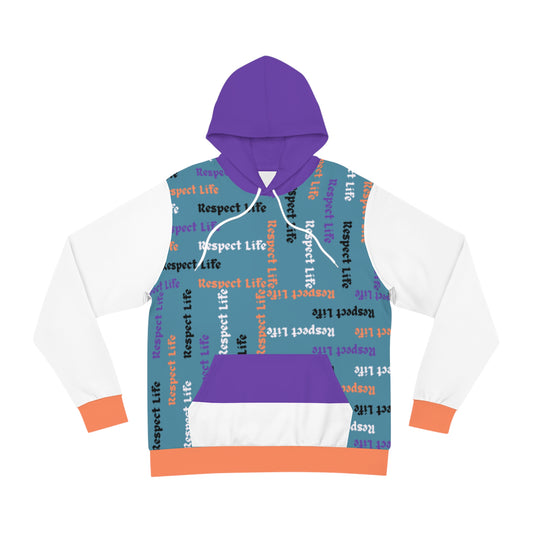Respect Life Inspirational Hoodie - Modern Streetwear for Everyday Comfort