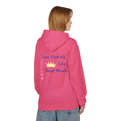 Inspirational Love Hoodie – Unisex Softstyle Fleece with Uplifting Message