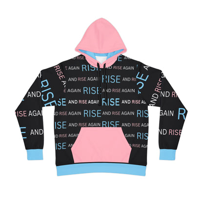 Inspirational Athletic Hoodie - RISE Graphic Design