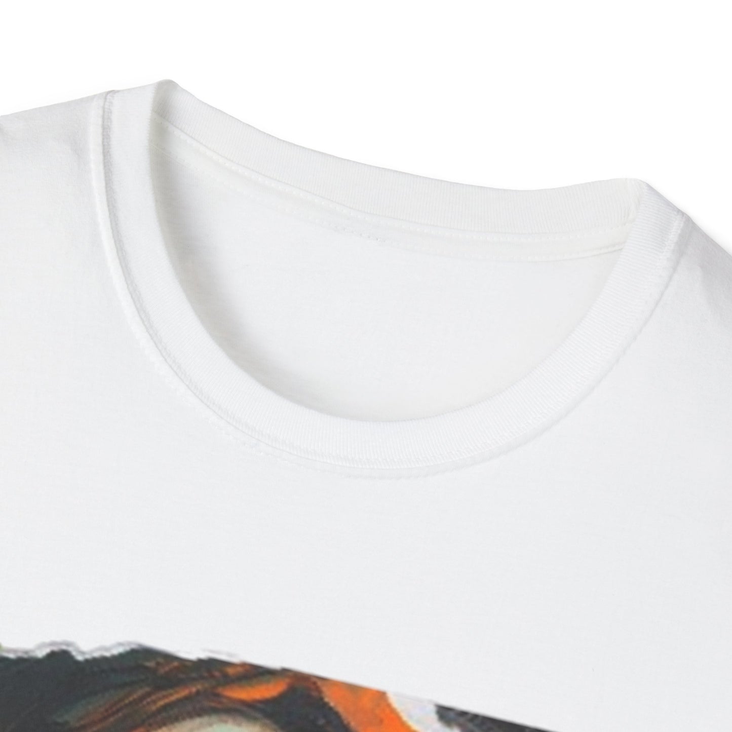 The Duality of Living with Anxiety T-shirt Orange Face