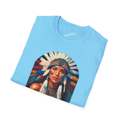 Warriors Need Rest Too Unisex Softstyle T-Shirt | Bohemian Style Tee for Self-Care and Empowerment