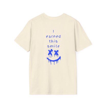 Trendy Unisex Softstyle T-Shirt - 'Splizzo' & 'I Earned This Smile' Graphic Tee