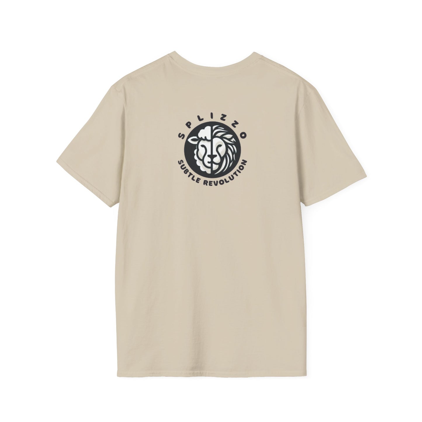 The Duality of Living with Anxiety T-shirt Blue Face