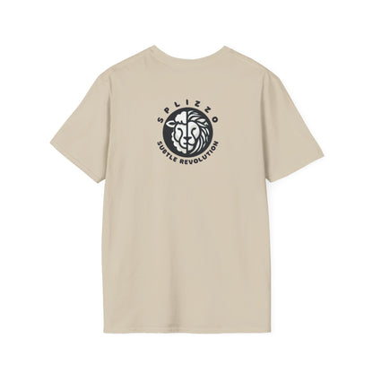 The Duality of Living with Anxiety T-shirt Blue Face