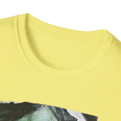 The Duality of Living with Anxiety T-shirt Green Face