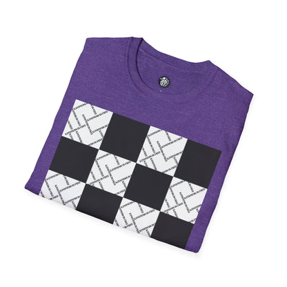 Modern Minimalist Checkerboard Unisex Softstyle T-Shirt