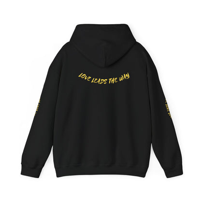 Unisex Heavy Blend™ Hooded Sweatshirt - "Lead with Your Heart" Inspirational Pullover