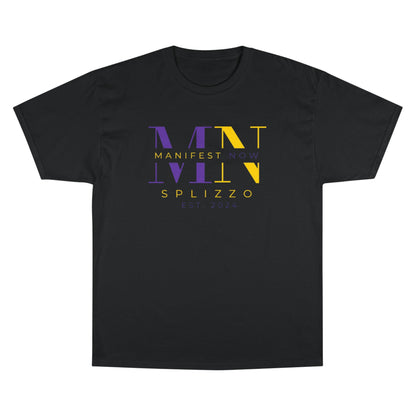 Manifest Now Champion T-Shirt - Empowering Graphic Tee for a Positive Mindset
