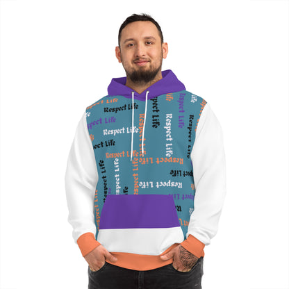 Respect Life Inspirational Hoodie - Modern Streetwear for Everyday Comfort