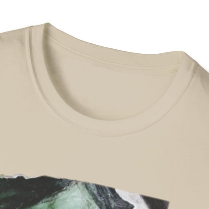 The Duality of Living with Anxiety T-shirt Green Face