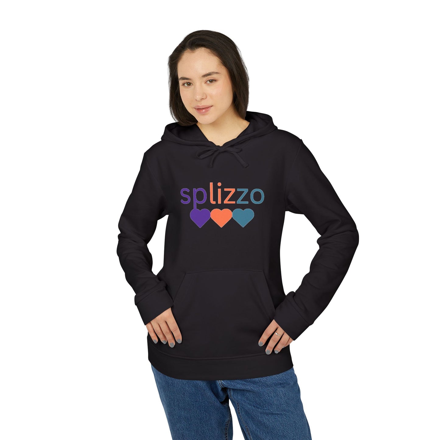 Colorful Love Unisex Fleece Hoodie - Embrace Life & Diversity