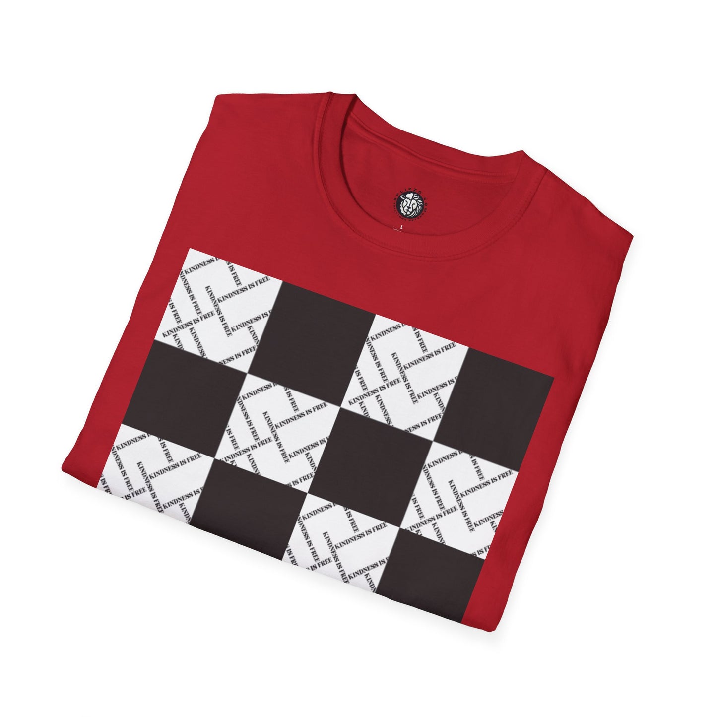Modern Minimalist Checkerboard Unisex Softstyle T-Shirt