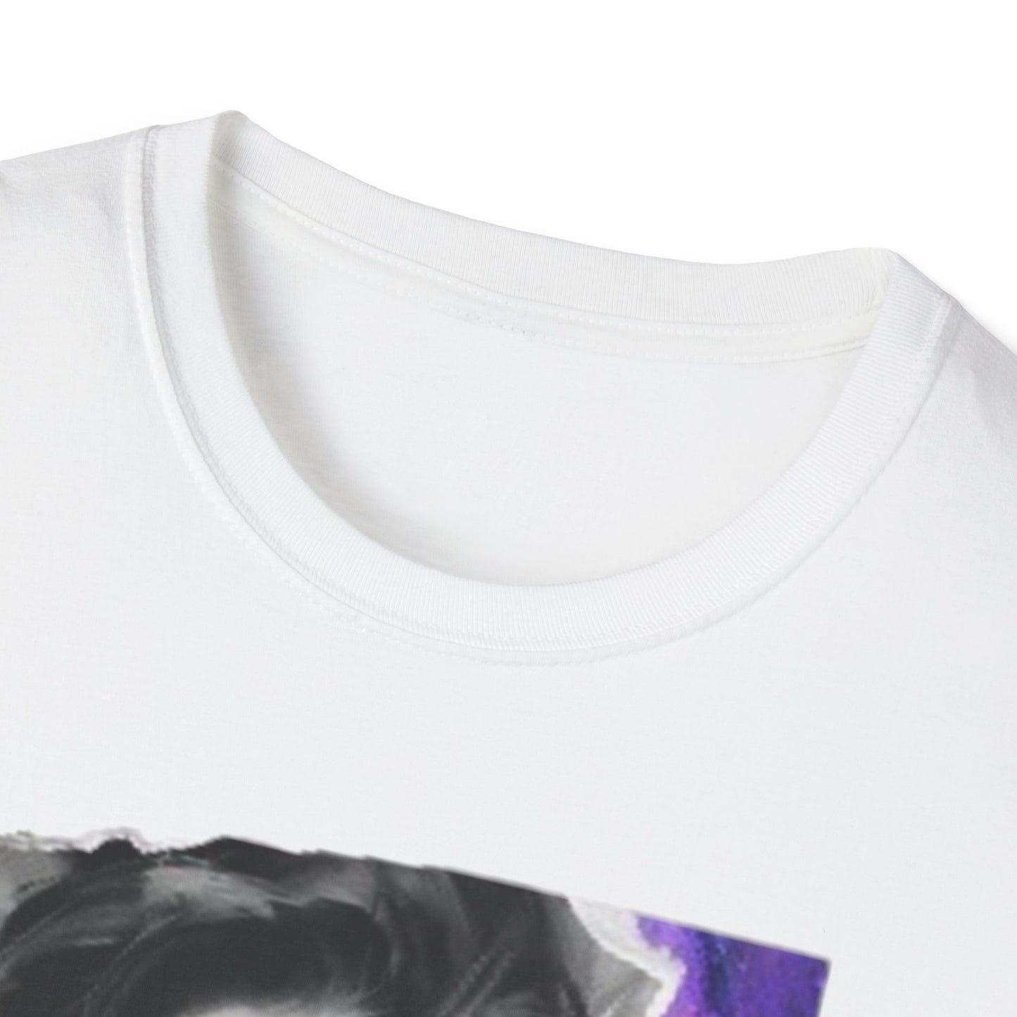 The Duality of Living with Anxiety T-shirt Purple Face