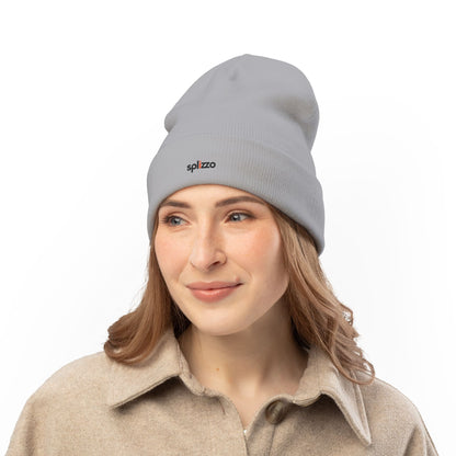 Embroidered 'splizzo' Knit Beanie — Cozy Casual Winter Hat