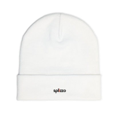 Embroidered 'splizzo' Knit Beanie — Cozy Casual Winter Hat
