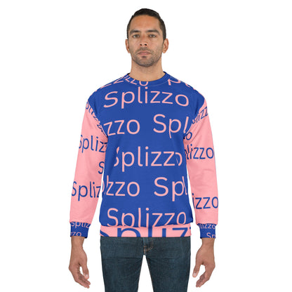 Trendy Unisex Sweatshirt with 'Splizzo' Print - Comfortable and Stylish for Everyday Wear