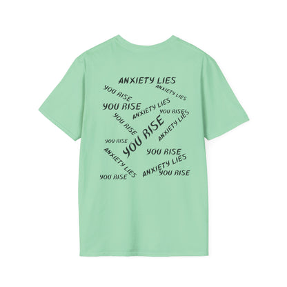 Splizzo Anxiety Lies IV You Rise T-shirt