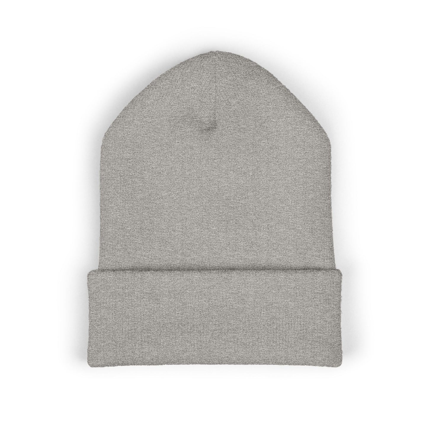 Embroidered 'splizzo' Cuffed Beanie — Classic Knit Winter Hat