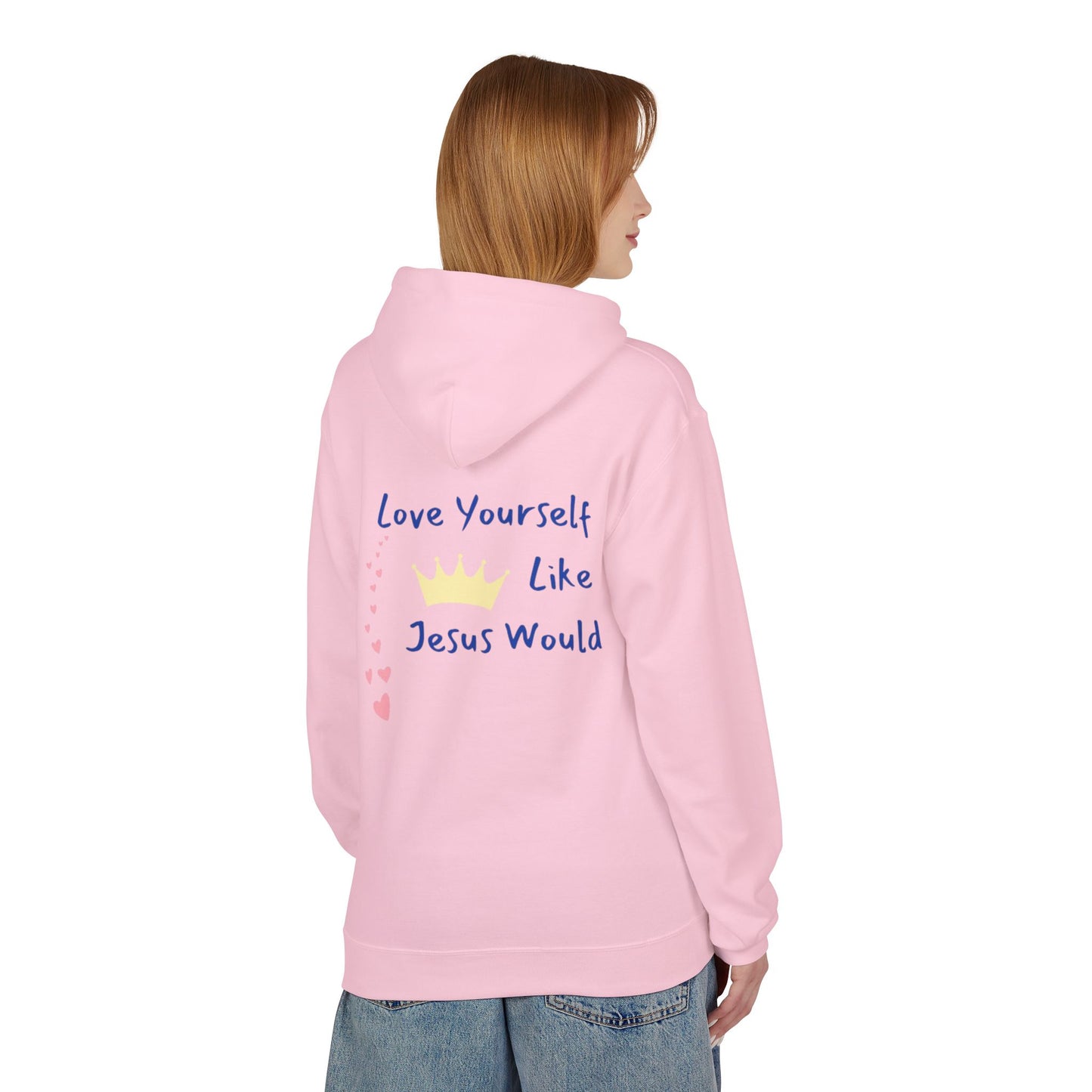Inspirational Love Hoodie – Unisex Softstyle Fleece with Uplifting Message