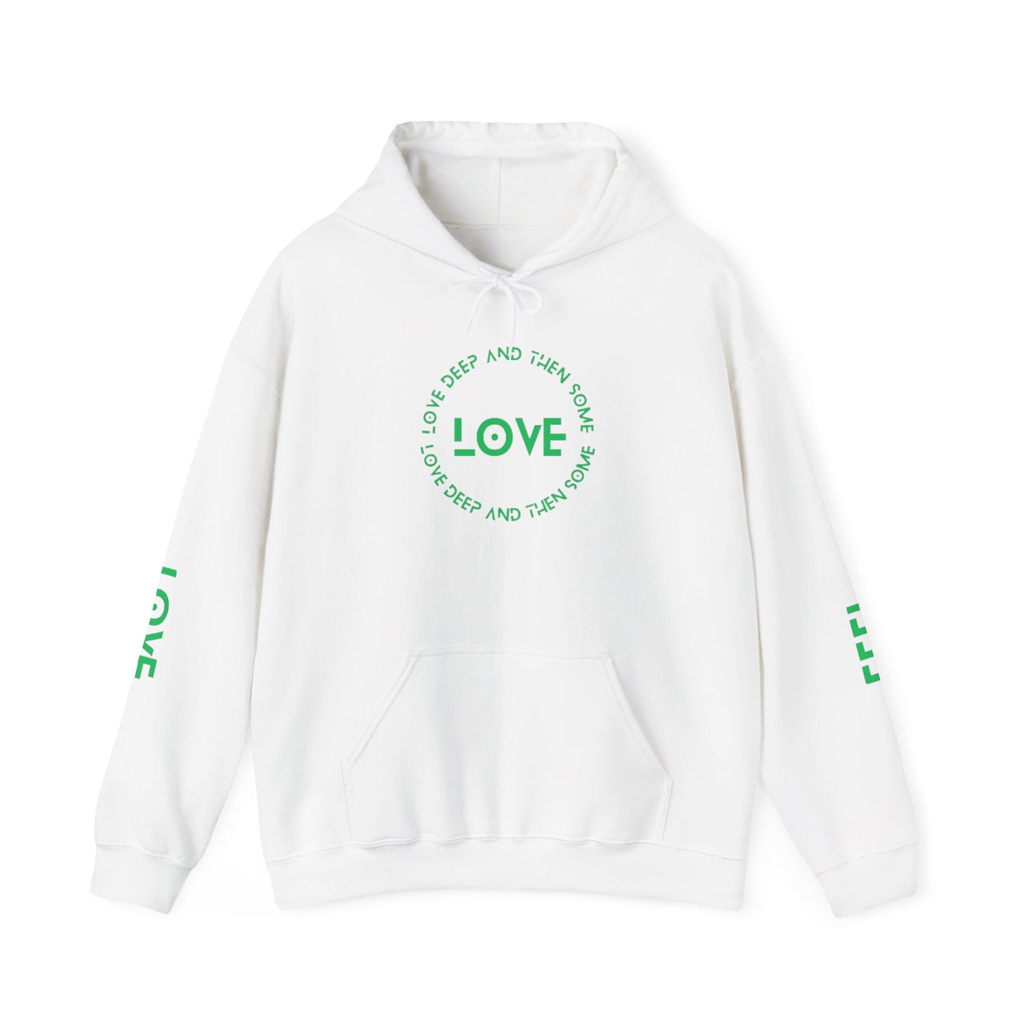 Love Poet Society Hoodie — Inspired by Kassia. Minimal Green Typography Pullover