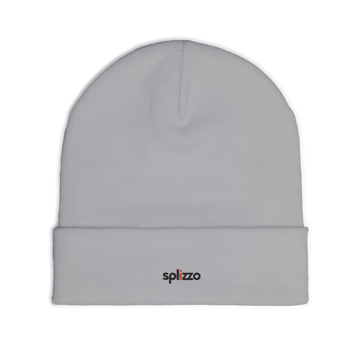 Embroidered 'splizzo' Knit Beanie — Cozy Casual Winter Hat