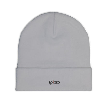 Embroidered 'splizzo' Knit Beanie — Cozy Casual Winter Hat