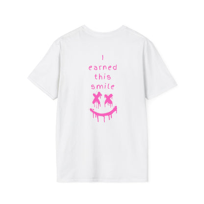 Trendy Unisex Softstyle T-Shirt - 'Splizzo' & 'I Earned This Smile' Graphic Tee