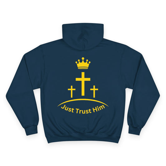 Splizzo Champion Hoodie - Pink Heart Crown Design, Perfect for Casual Wear
