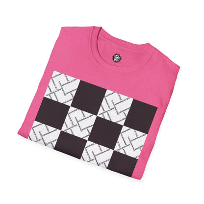 Modern Minimalist Checkerboard Unisex Softstyle T-Shirt