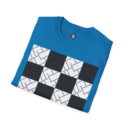 Modern Minimalist Checkerboard Unisex Softstyle T-Shirt