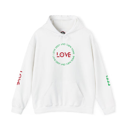 Copy of Love Poet Society Hoodie — Minimal Green Typography Pullover