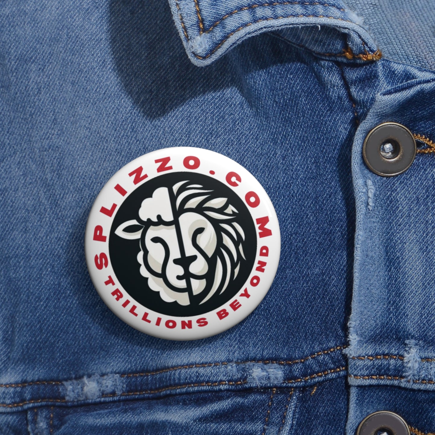 Splizzo Lamb/Lioness Logo Button