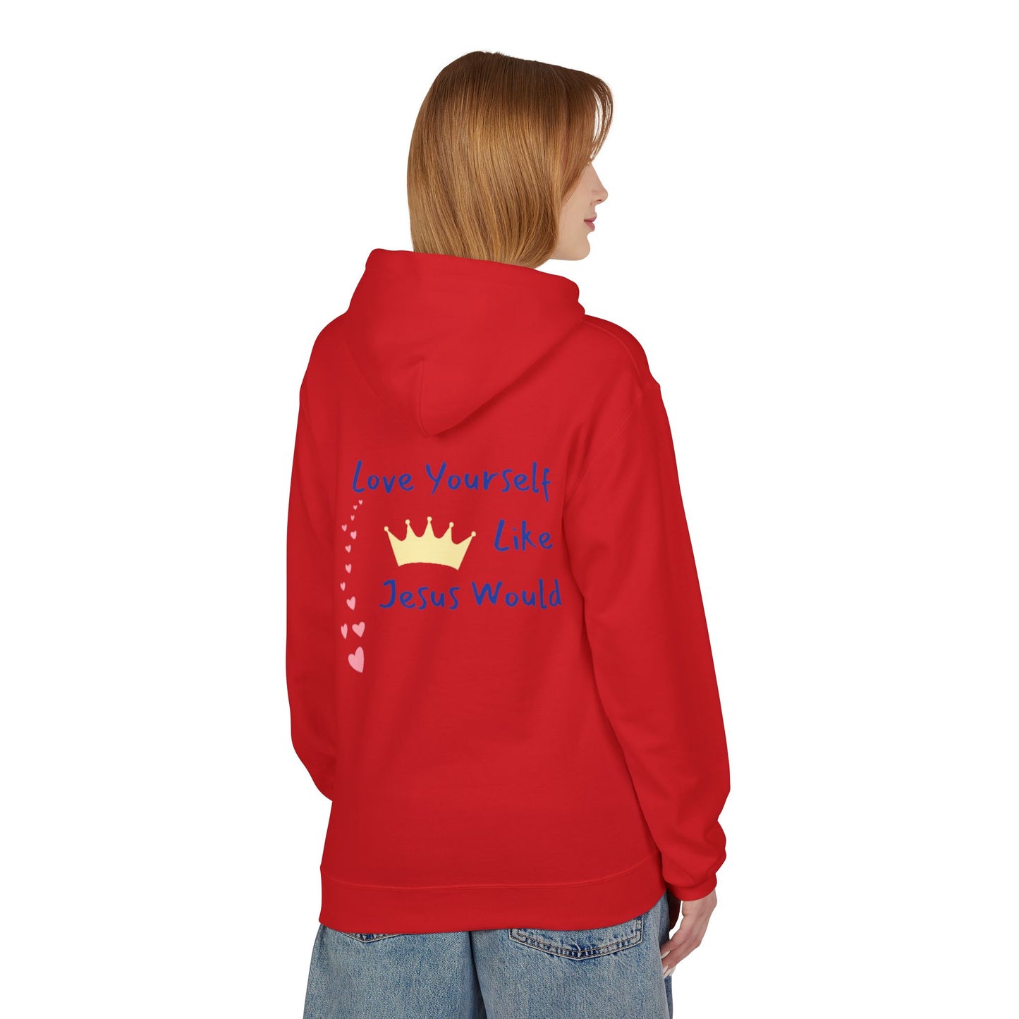 Inspirational Love Hoodie – Unisex Softstyle Fleece with Uplifting Message