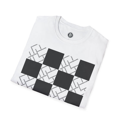 Modern Minimalist Checkerboard Unisex Softstyle T-Shirt
