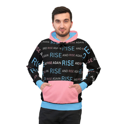 Inspirational Athletic Hoodie - RISE Graphic Design