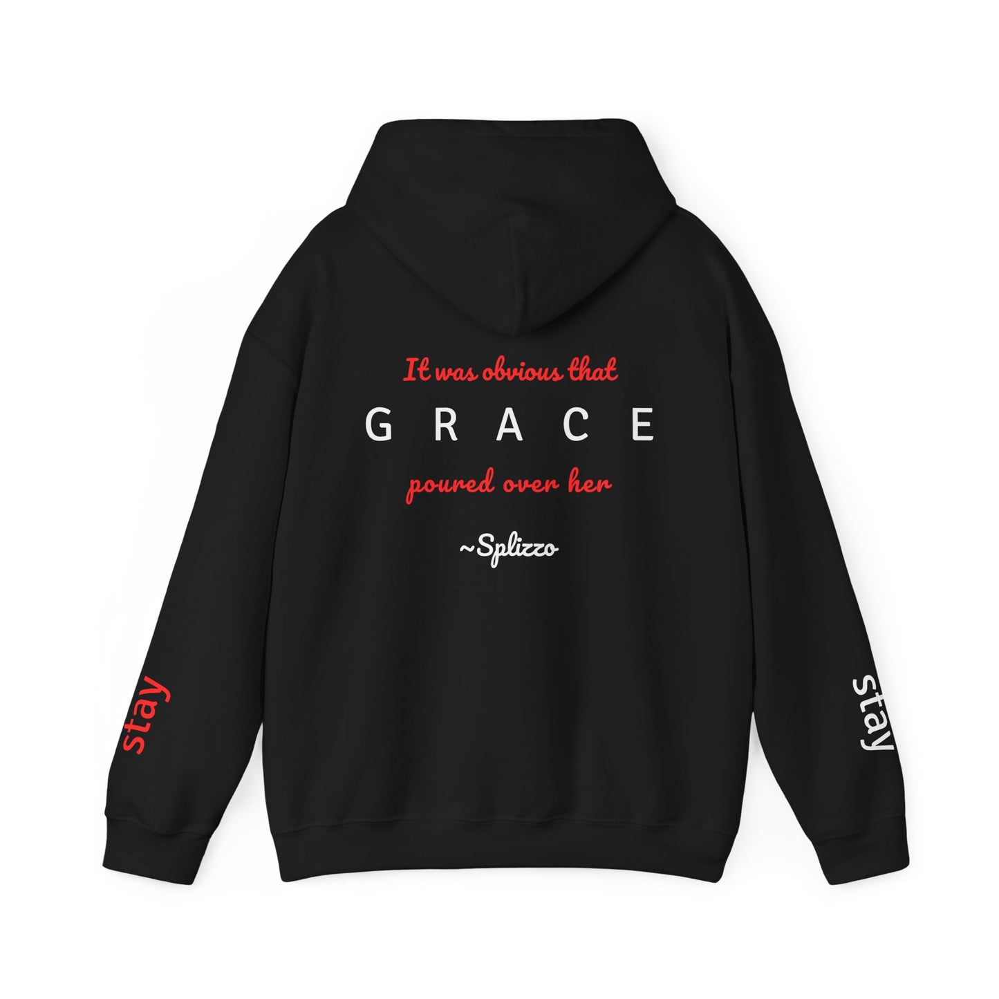 Grace Poured Over Her Splizzo Hoodie