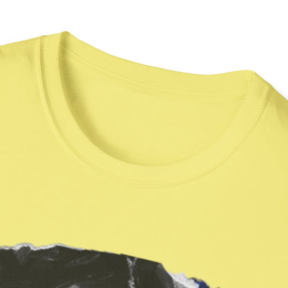 The Duality of Living with Anxiety T-shirt Blue Face