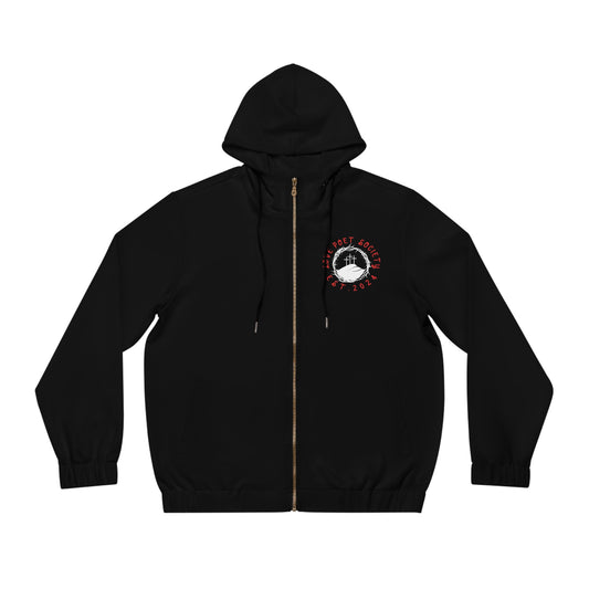 Phoenix Resurgence Men's Full-Zip Hoodie - Inspirational Quote Fashion