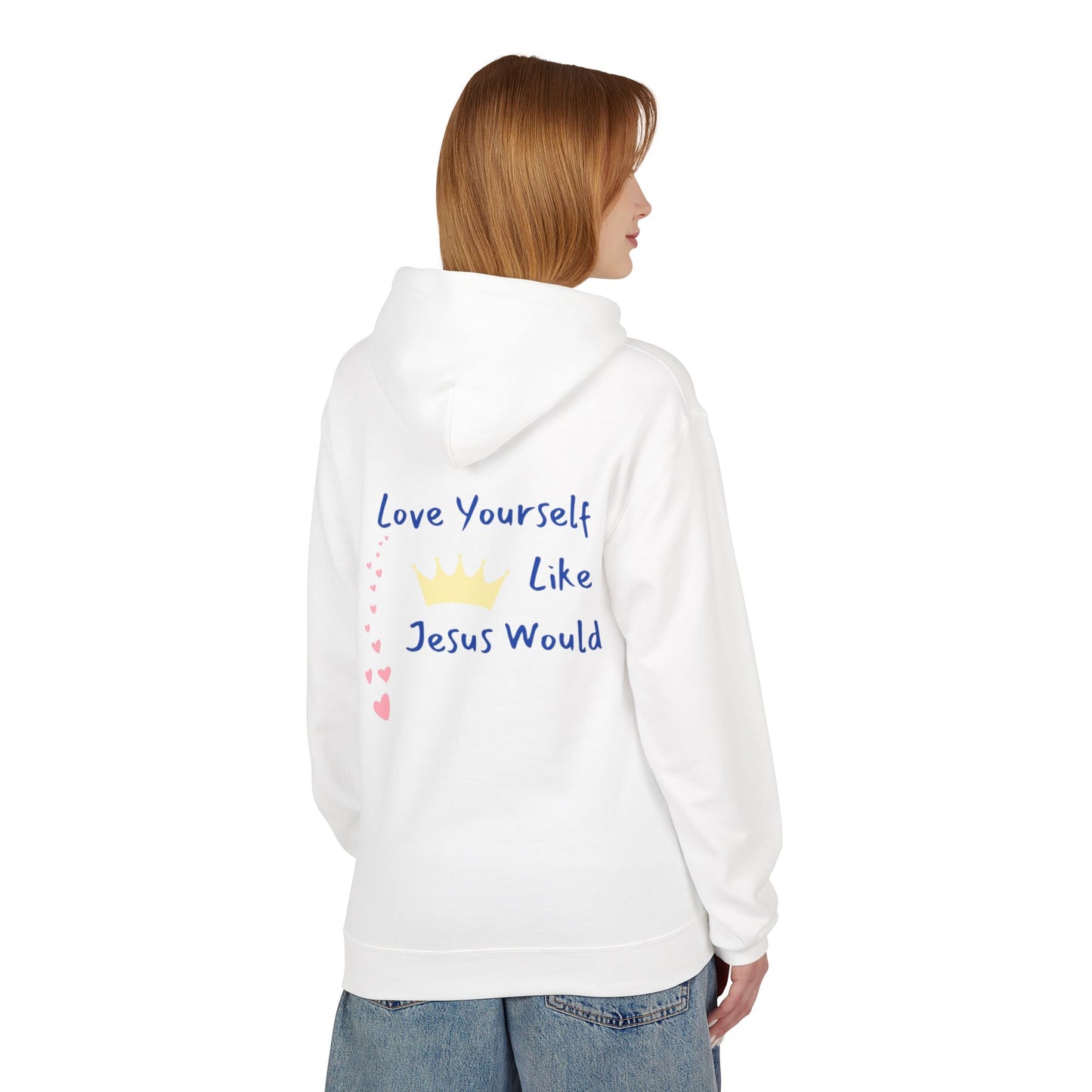 Inspirational Love Hoodie – Unisex Softstyle Fleece with Uplifting Message