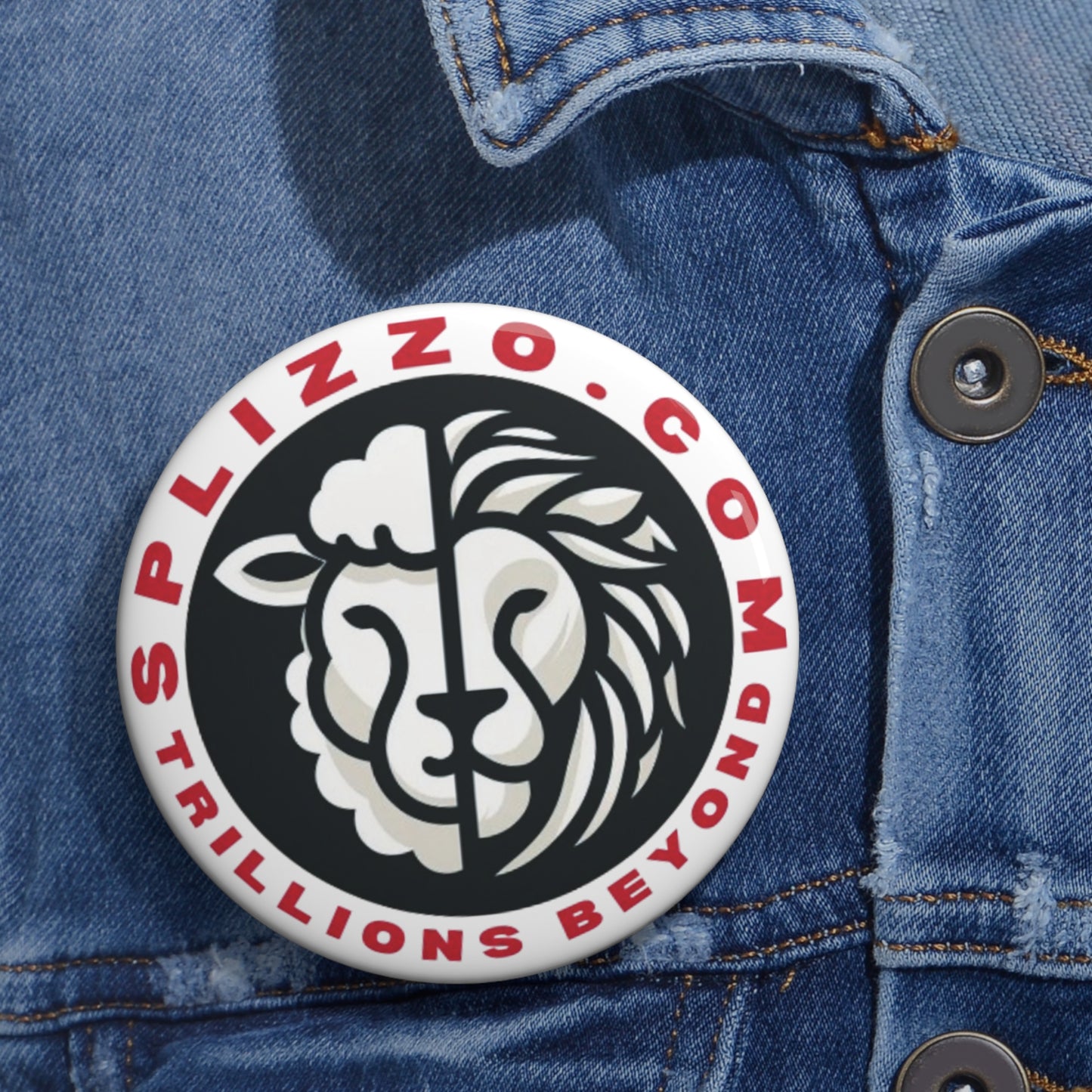 Splizzo Lamb/Lioness Logo Button