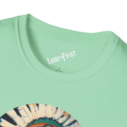 Warriors Need Rest Too Unisex Softstyle T-Shirt | Bohemian Style Tee for Self-Care and Empowerment