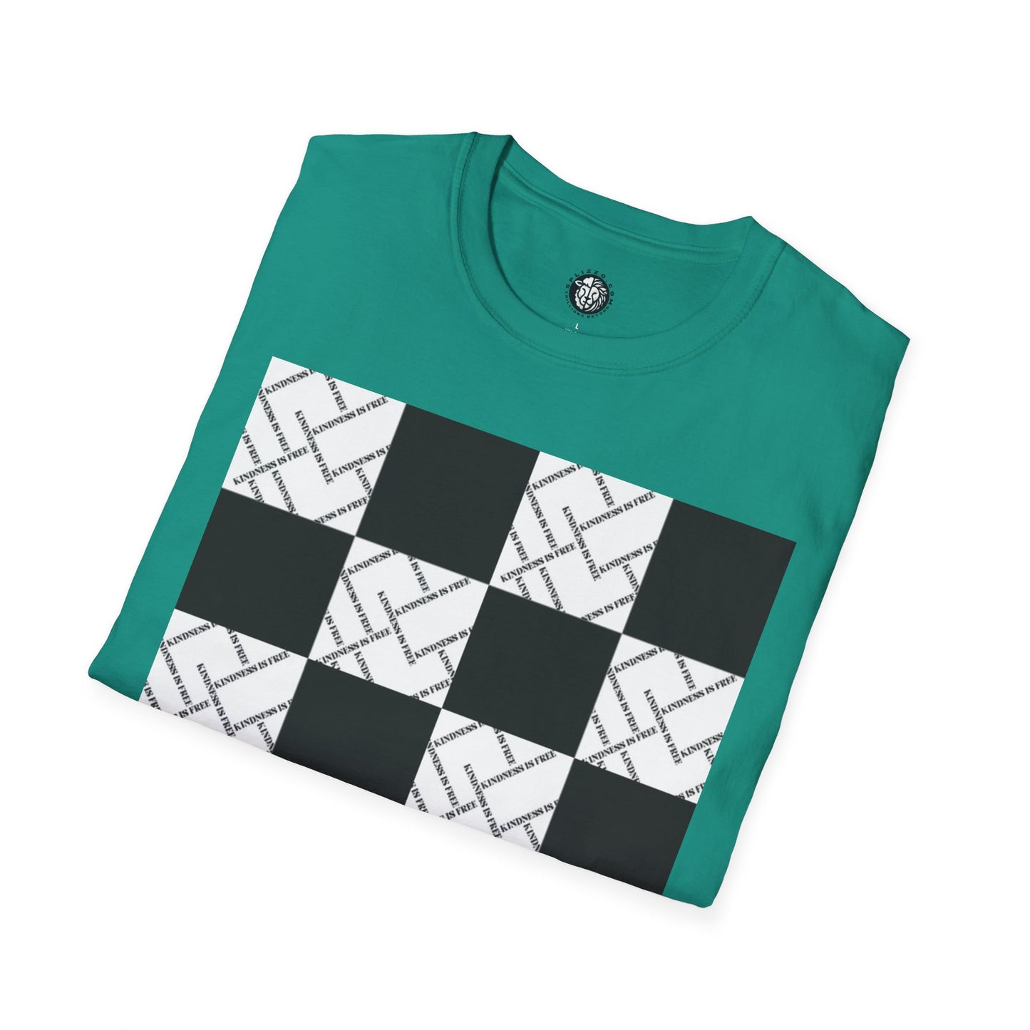 Modern Minimalist Checkerboard Unisex Softstyle T-Shirt