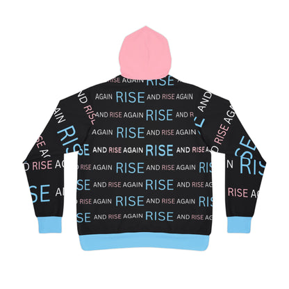 Inspirational Athletic Hoodie - RISE Graphic Design