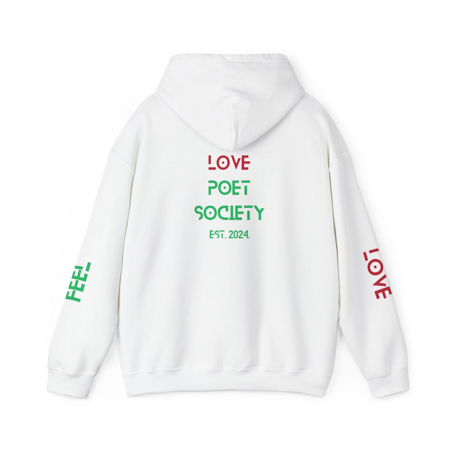 Copy of Love Poet Society Hoodie — Minimal Green Typography Pullover