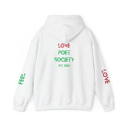 Copy of Love Poet Society Hoodie — Minimal Green Typography Pullover