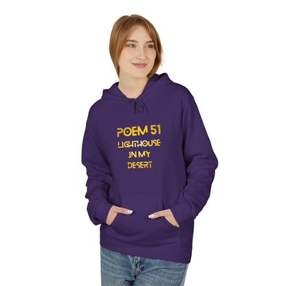 Poem 51 Lighthouse in My Desert Splizzo Hoodie