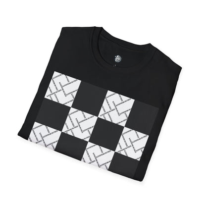 Modern Minimalist Checkerboard Unisex Softstyle T-Shirt